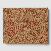 William Morris Arcadia bloementuin klassieker Gastenboek (Achterkant)