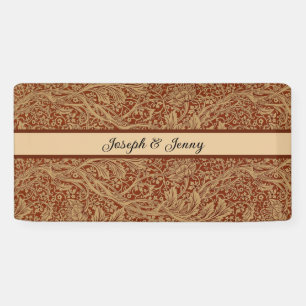 William Morris Arcadia bloementuin klassieker Spandoek