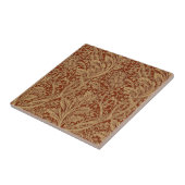 William Morris Arcadia bloementuin klassieker Tegeltje (Zijkant)