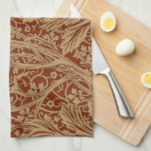 William Morris Arcadia bloementuin klassieker Theedoek (Quarter Fold)