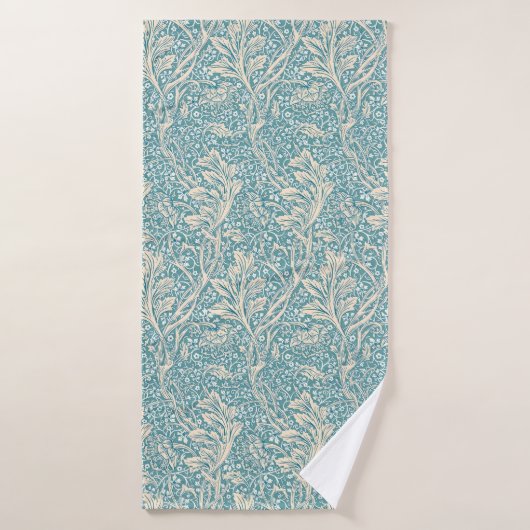 William Morris Arcadia Floral Pattern Classic Bad Handdoek (Badhanddoek)
