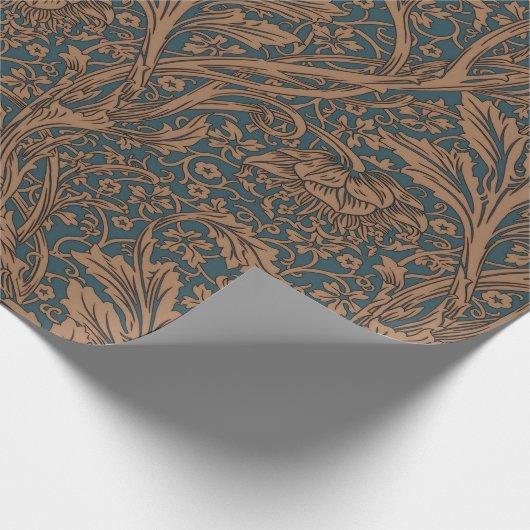 William Morris Arcadia Floral Pattern Classic Cadeaupapier (Hoek)