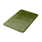 William Morris Arcadia Floral Pattern Green Golden Badmat (Gekanteld)