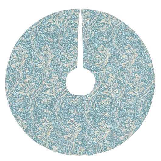 William Morris Arcadia Floral Pattern Kerstboom Rok (Voorkant)