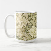 William Morris Art Chrysanthème Olive Green Mug (Gauche)
