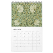 William Morris Art Design Floral Kalender (Mar 2026)