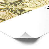 William Morris Art Floral Prinal Affiche de l'expo (Coin)