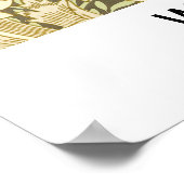 William Morris Art Floral Prints Exhibition Poster (Hoek)