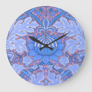 William Morris Art klok in Blue ~