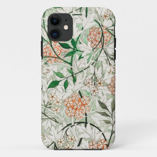 William Morris Art Nouveau Floral iPhone Case (Achterkant)