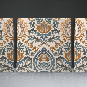William Morris Art Nouveau Floral Victoriaans Repr Tegeltje