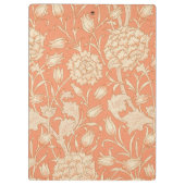 William Morris - Art Nouveau Wild Tulips Monogram Klembord (Achterkant)