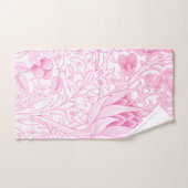 William Morris Artichoke Bord Roze Bad Handdoek (Handdoek)
