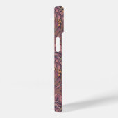 William Morris Artisjok wijn en goud Case-Mate iPhone Case (Achterkant / Rechts)