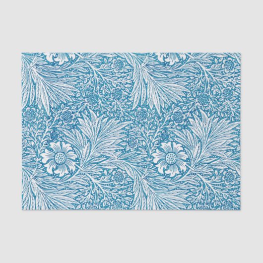 William Morris ARTS & CRAFTS TISSUE PAPIER IN BLUE (Voorkant)