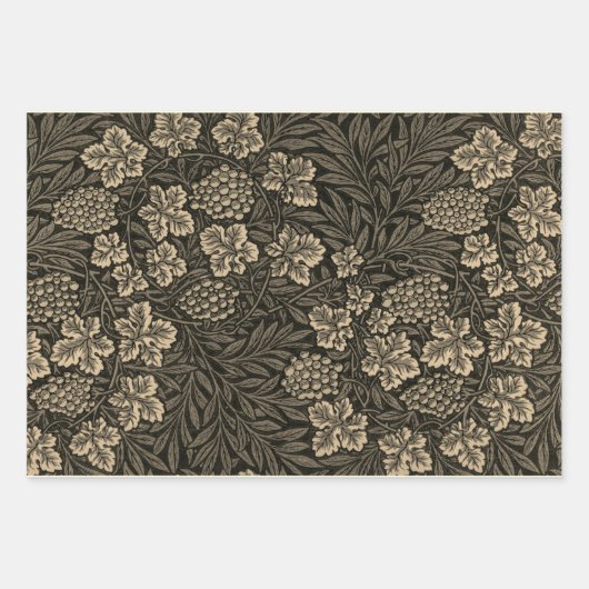William Morris ARTS EN CRAFTS WRAPPING PAPER SET (Voorkant)