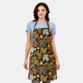 William Morris Autumn verlaat Thanksgiving Schort (Gedragen)