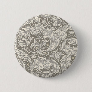 William Morris Bachelor's Button antieke damast