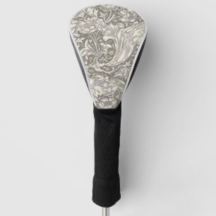 William Morris Bachelor's Button antieke damast Golfheadcover
