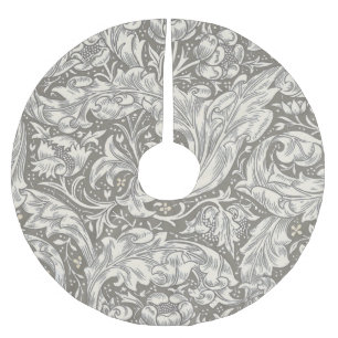 William Morris Bachelor's Button antieke damast Kerstboom Rok
