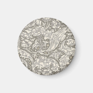William Morris Bachelor's Button antieke damast Magneet