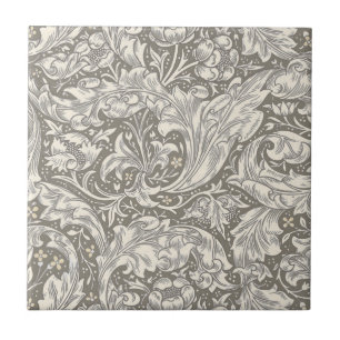 William Morris Bachelor's Button antieke damast Tegeltje