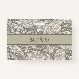 William Morris Bachelor's Button Bloemenbot Badge