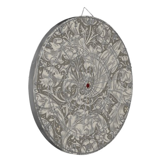William Morris Bachelor's Button Bloemenbot Dartbord (Voorkant Links)