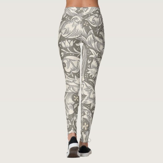 William Morris Bachelor's Button Bloemenbot Leggings (Achterkant)