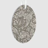 William Morris Bachelor's Button Bloemenbot Ornament (voorkant)