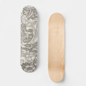 William Morris Bachelor's Button Bloemenbot Skateboard (Voorkant)