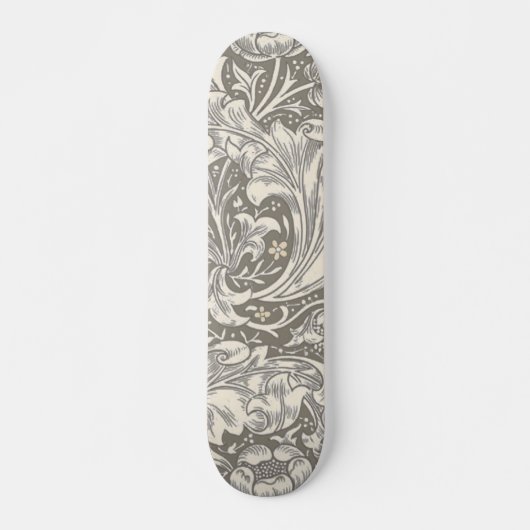 William Morris Bachelor's Button Bloemenbot Skateboard (Voorkant)
