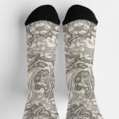 William Morris Bachelor's Button Bloemenbot Sokken (Top)