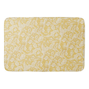 William Morris Bachelors Button Gouden Achtergrond Badmat