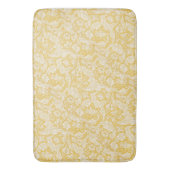 William Morris Bachelors Button Gouden Achtergrond Badmat (Voorkant Verticaal)