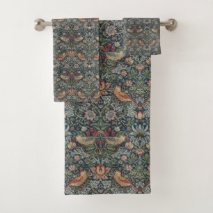 William Morris: Badhanddoek van aardbeiendief Bad Handdoek