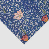 William Morris Beauful Floral Pattern Blue Tissuepapier (Detail)