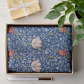 William Morris Beauful Floral Pattern Blue Tissuepapier (Geschenk)