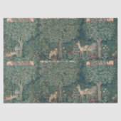 William Morris Begroeiing Bos Dier Botanisch Tissuepapier (Voorkant)