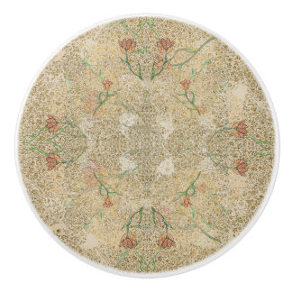 William * Morris Beige Vintage Tulp II Keramische Knop