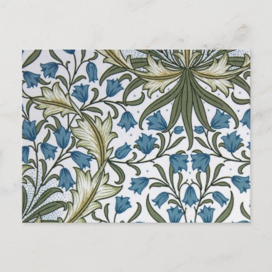 William Morris bell flower harebell Briefkaart (Voorkant)
