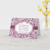 William Morris beroemde citaat mooie huizen Kaart (Gele Bloem)