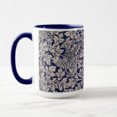 William Morris  Bird en Anemone Donkerblauw Mok (Links)