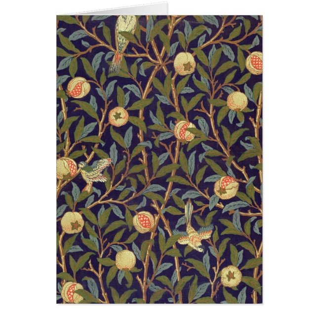 William Morris Bird en Pomegranate  Art (Voorkant)