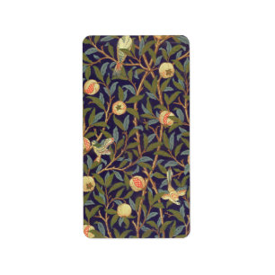 William Morris Bird en Pomegranate Art Etiket