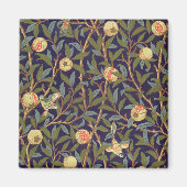 William Morris Bird en Pomegranate  Art Magneet (Voorkant)