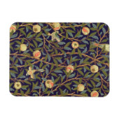 William Morris Bird en Pomegranate  Art Magneet (Horizontaal)