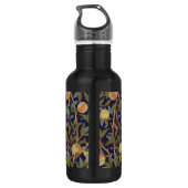 William Morris Bird en Pomegranate  Art Waterfles (Achterkant)