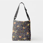 William Morris Bird en Pomegranate  Floral Crossbody Tas (Voorkant)