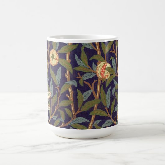 William Morris Bird en Pomegranate Floral Koffiemok (Center)